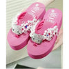 Sanrio Hello Kitty Soft Flip Flop Sandals Y2k Beach Slides Shoes Women Kawaii Casual Wedge High Heels Platform Slippers Ladies