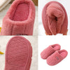 Women's Plush House Slippers Winter Warm Fuzzy Slipper Couples Indoor Closed Toe Shoes Non Slip Soft Bedroom Platform Slides