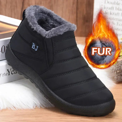 Waterproof Winter Boots for Women 2023 New Plush Snow Boots Women Ankle Boots Warm Black Couple Cotton Couples Platform Shoes