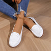 Women's casual single shoes are trendy and versatile, with flat bottoms and one foot loafers for comfortable Mary Jane shoes