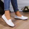 Women's casual single shoes are trendy and versatile, with flat bottoms and one foot loafers for comfortable Mary Jane shoes